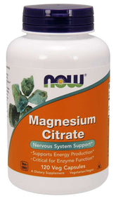 Magnesiumcitrat Magnesium 120 Kapseln NOW FOODS